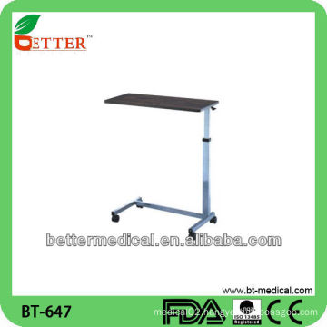 Hospital over bed table/overbed table, dining table